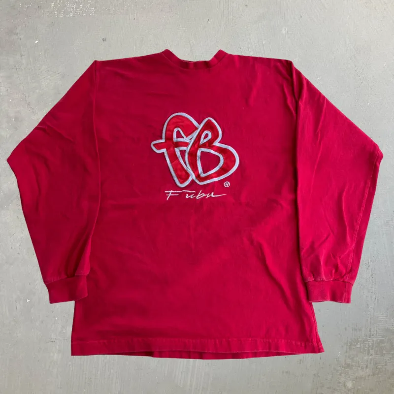 J- Vintage Fubu Embroidered Logo Graphic Long Sleeve Tee - M made by HG Vintage