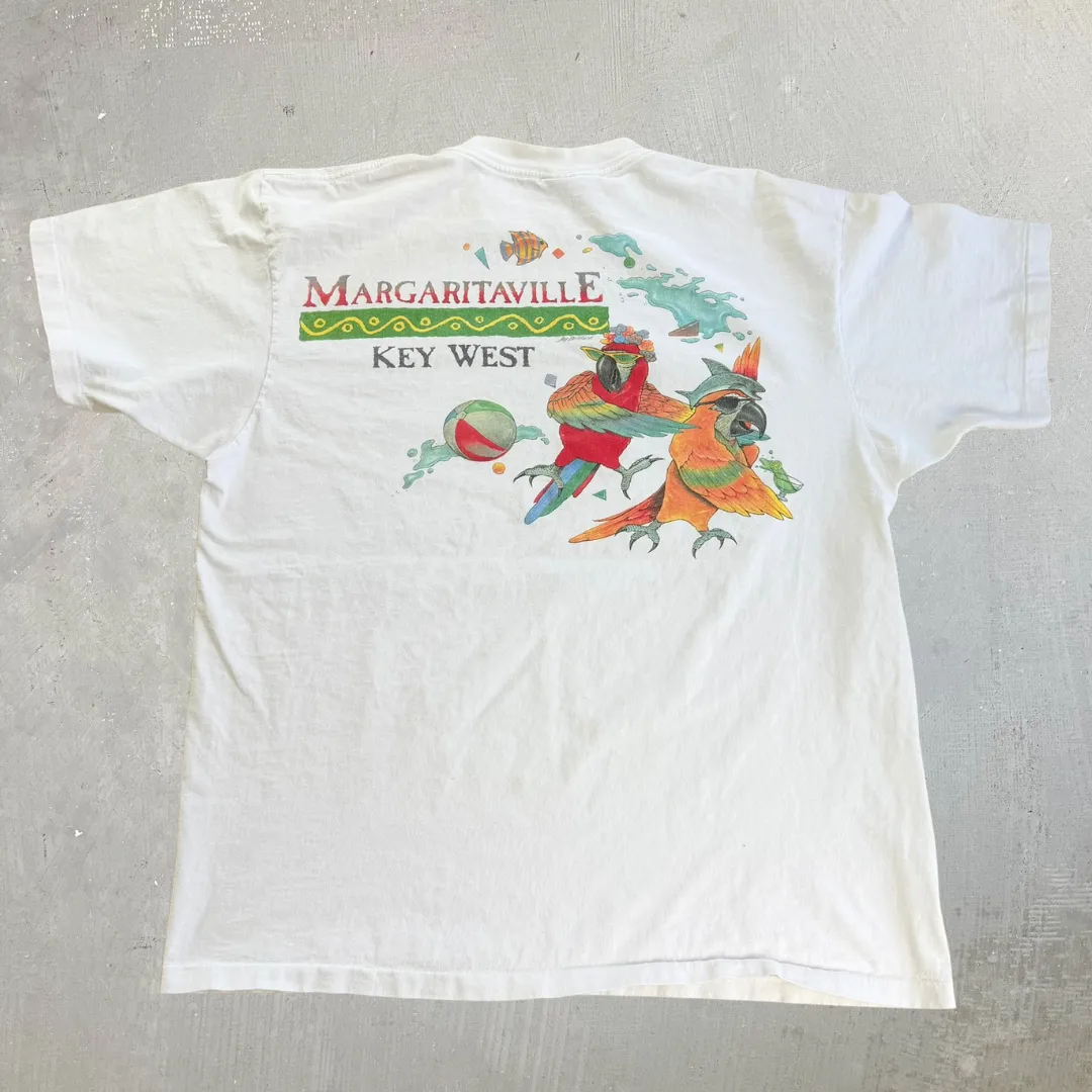 J- Vintage Jimmy Buffet Conga Line Graphic Single Stitch Tee - XL sold by HG Vintage product image thumbnail 3