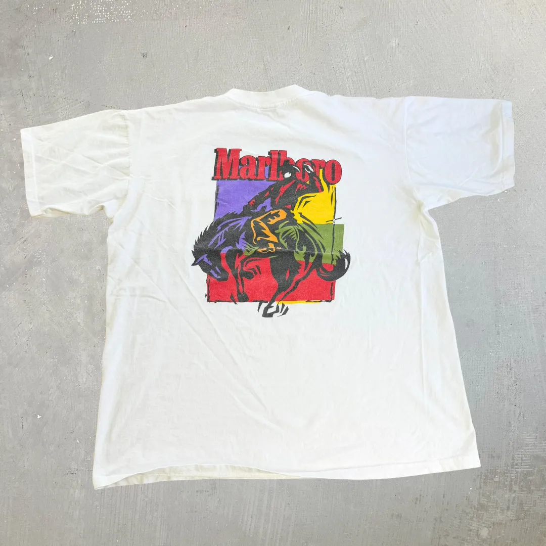 J- Vintage Marlboro Cowboy Graphic Made In USA Tee - XL sold by HG Vintage product image thumbnail 3