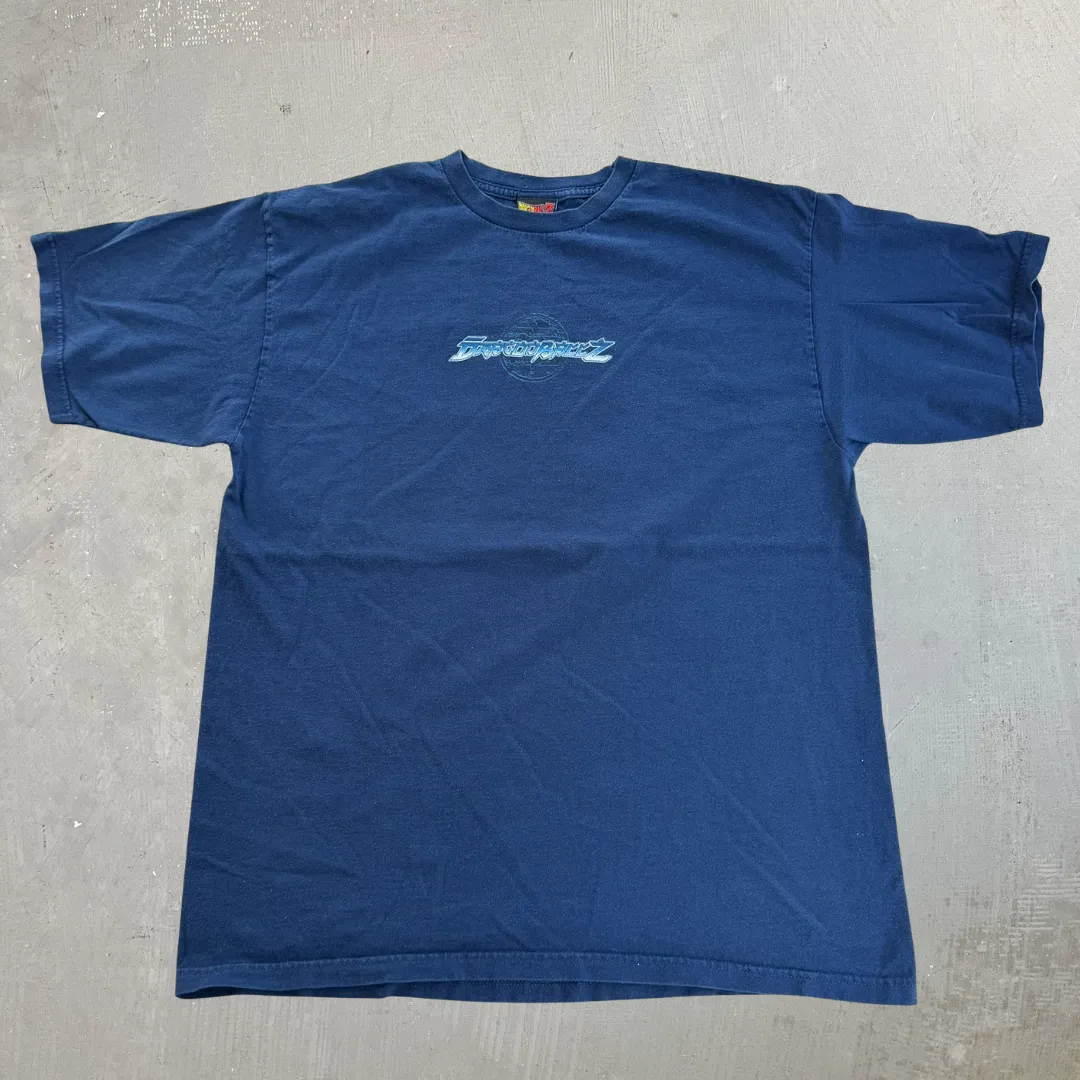 J- Vintage '03 Dragon Ball Z Vegeta & Goku Text & Graphic Tee - XL sold by HG Vintage
