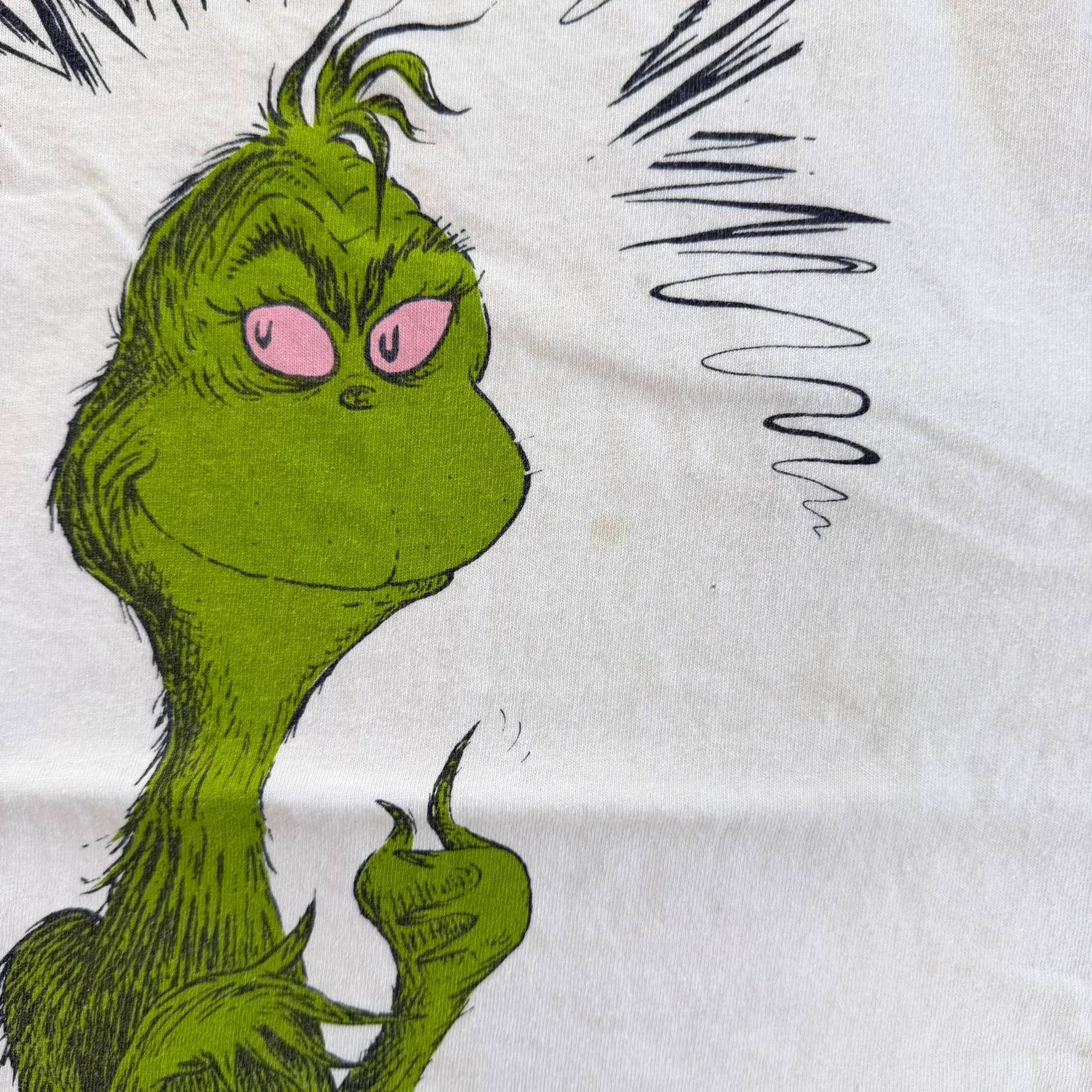 J- Vintage Dr. Seuss The Grinch Graphic Single Stitch Tee - XL sold by HG Vintage product image thumbnail 4
