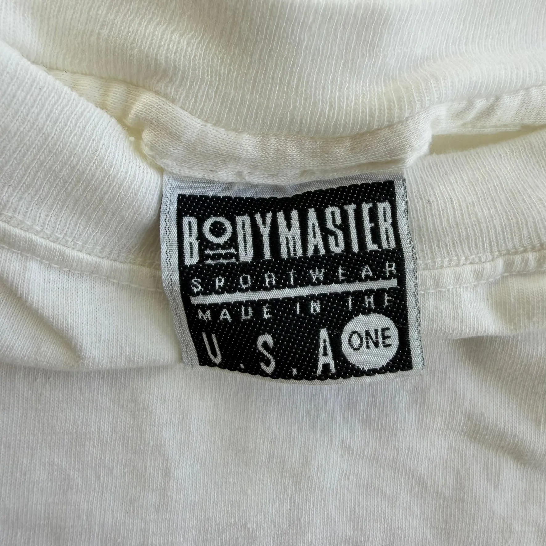 J- Vintage '93 Bodymaster Sportswear Graphic Made In USA Single Stitch Tee - OSFA ( XL) sold by HG Vintage product image thumbnail 4