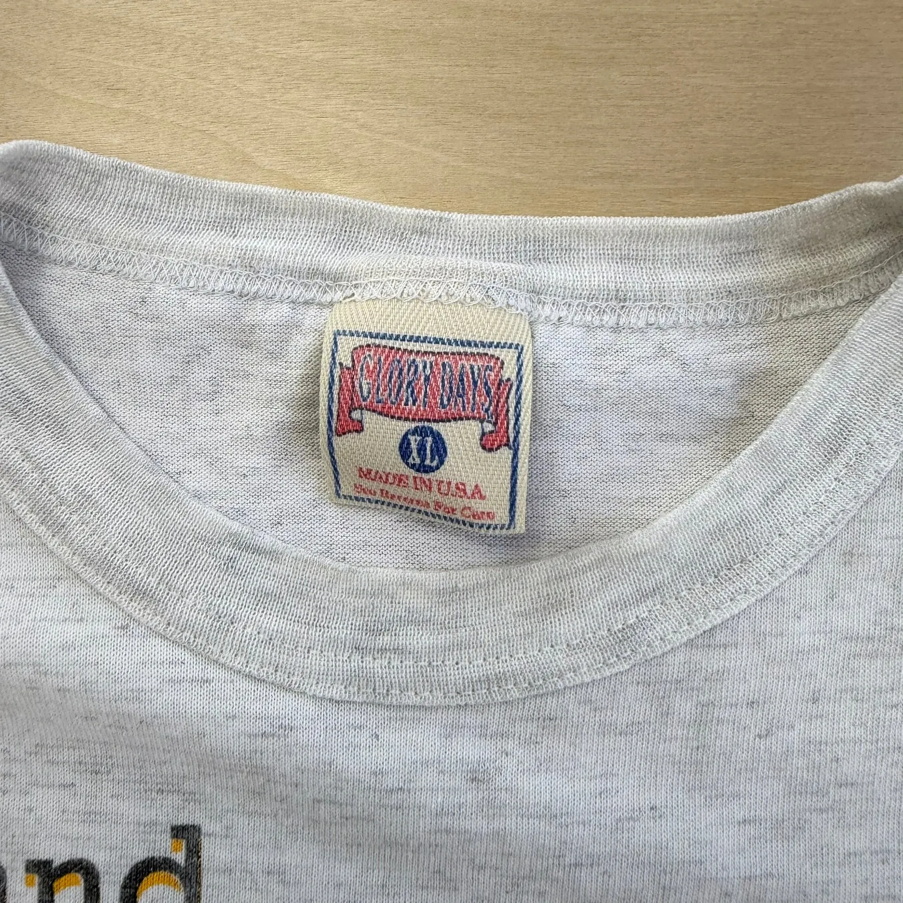 J- Vintage '93 Oakland Athletics MLB Text Made In USA Single Stitch Tee - XL sold by HG Vintage product image thumbnail 5