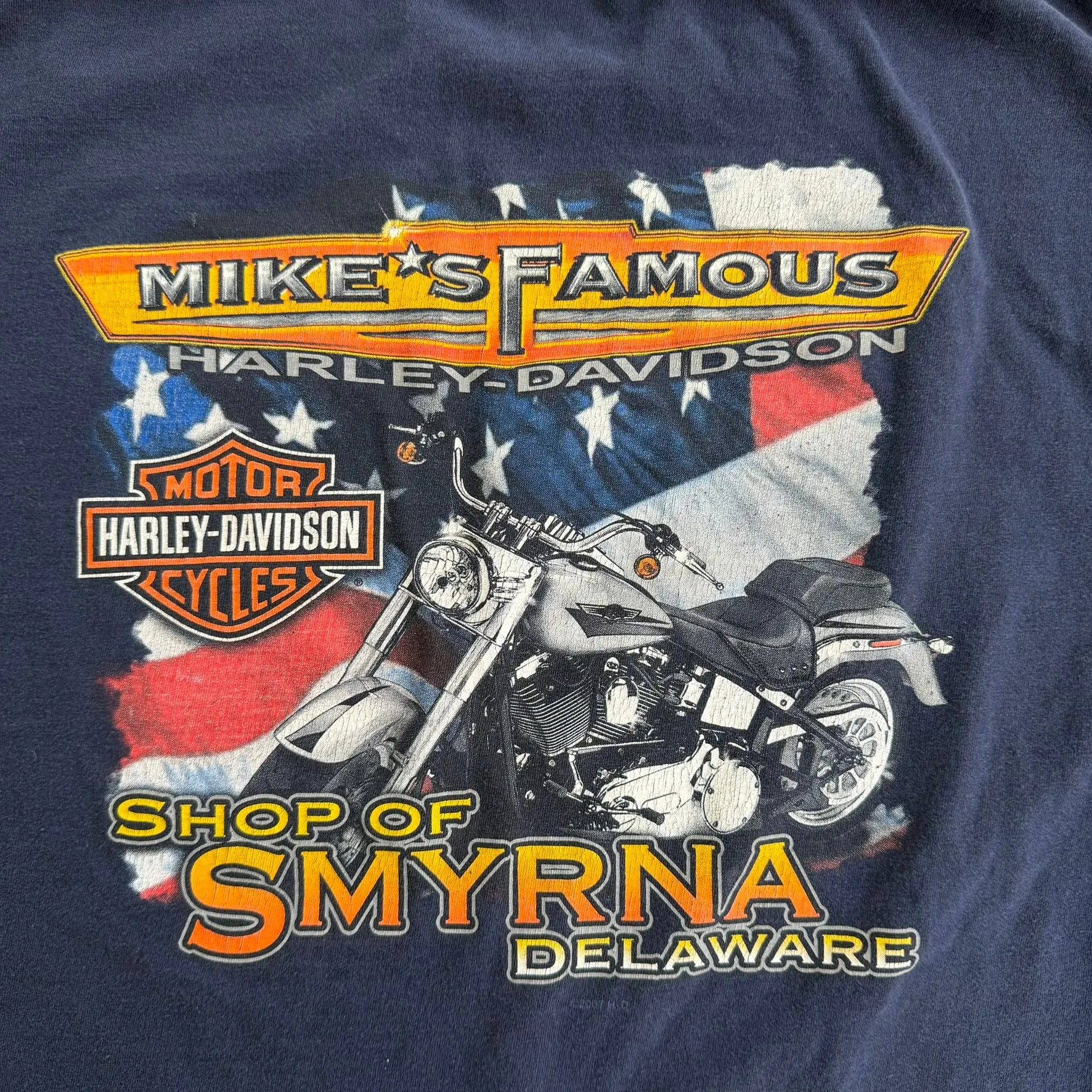 J- Vintage '07 Harley Davidson Smyrna Delaware Tee - L sold by HG Vintage product image thumbnail 4