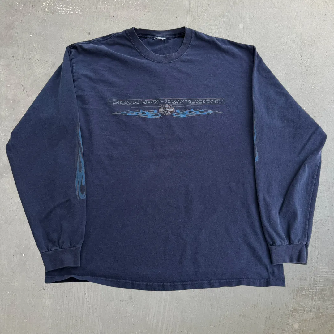 J- Vintage '07 Harley Davidson Smyrna Delaware Tee - L sold by HG Vintage