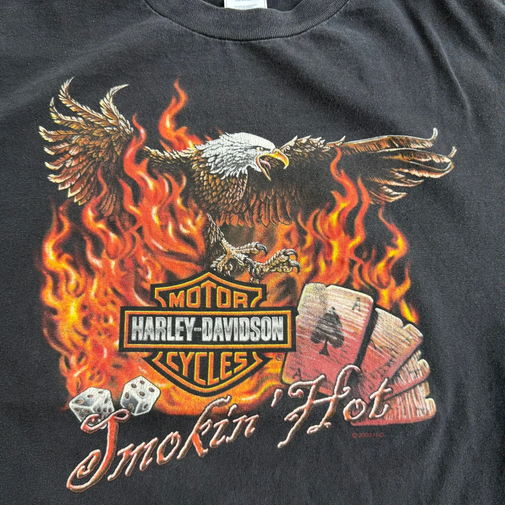 J- Vintage '08 Harley Davidson Calgary Alberta Smoking Hot Long Sleeve Tee - 2XL sold by HG Vintage product image thumbnail 2