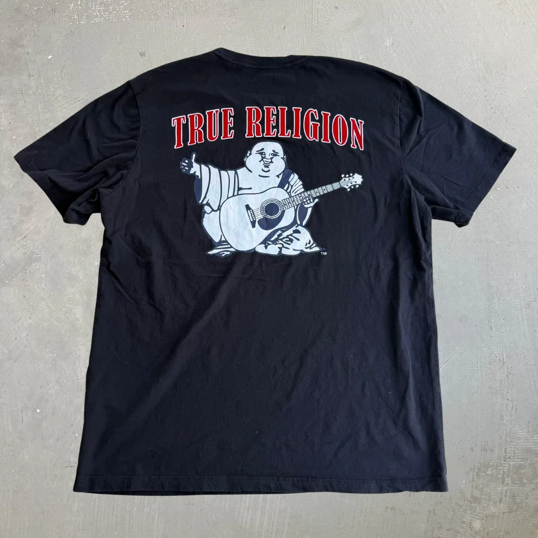 J- Vintage True Religion Logo & Buddha Graphic Tee - L sold by HG Vintage product image thumbnail 2