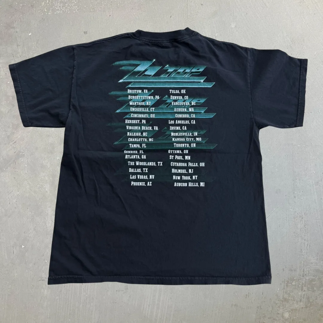 J- Vintage ZZ Top Tour Picture Tee - L sold by HG Vintage product image thumbnail 3