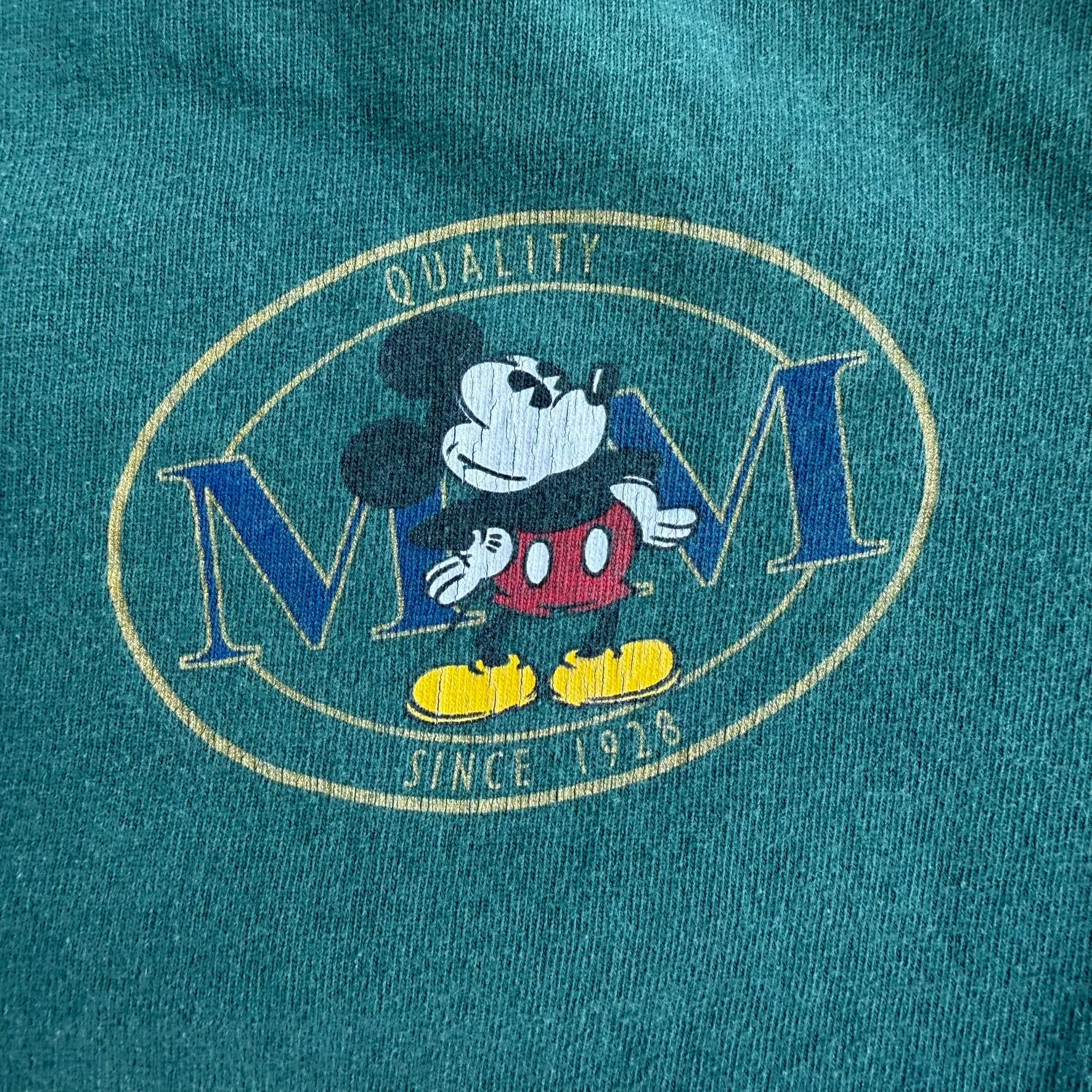 J- Vintage Disney Mickey Mouse Graphic Made In USA Single Stitch Henley Tee - XL sold by HG Vintage product image thumbnail 3