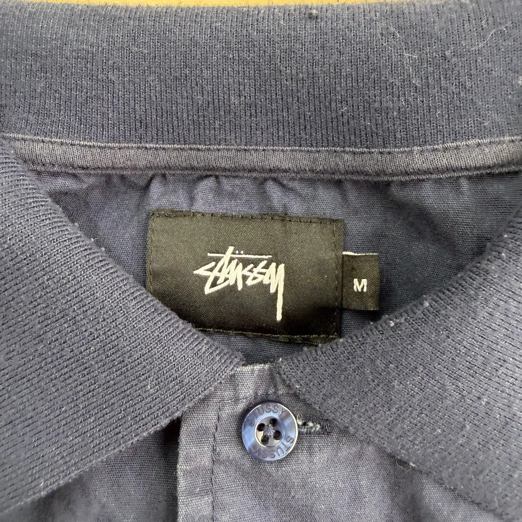 J- Vintage Stussy Embroidered Text Henley Pullover Lightweight Jacket - M sold by HG Vintage product image thumbnail 3