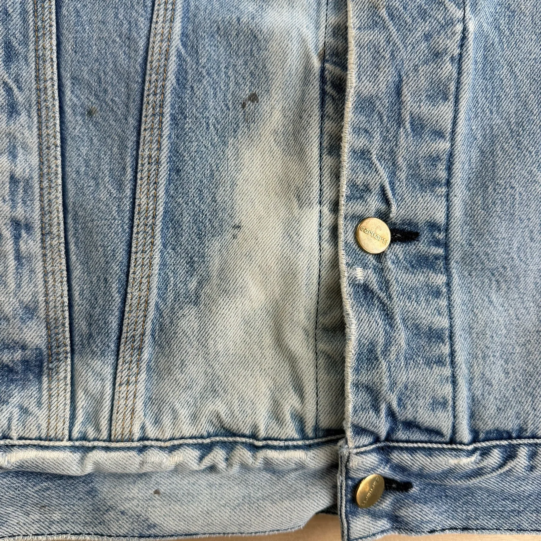 J- Vintage Carhartt Denim Jacket - XL sold by HG Vintage product image thumbnail 4