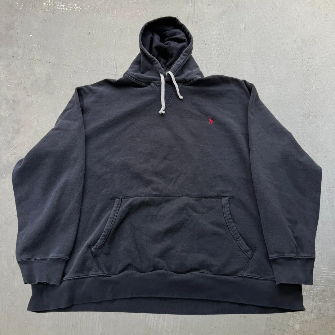 J- Vintage Polo Ralph Lauren Embroidered Logo Hoodie - 3XL sold by HG Vintage
