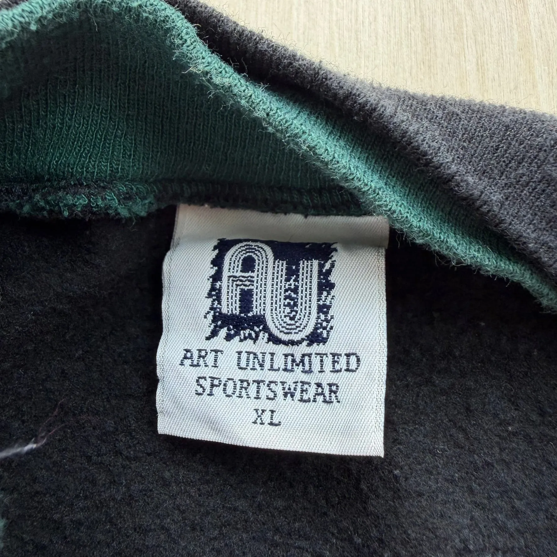 J- Vintage Art Unlimited Deer In Forest Made In USA Henley Crewneck - L sold by HG Vintage product image thumbnail 3
