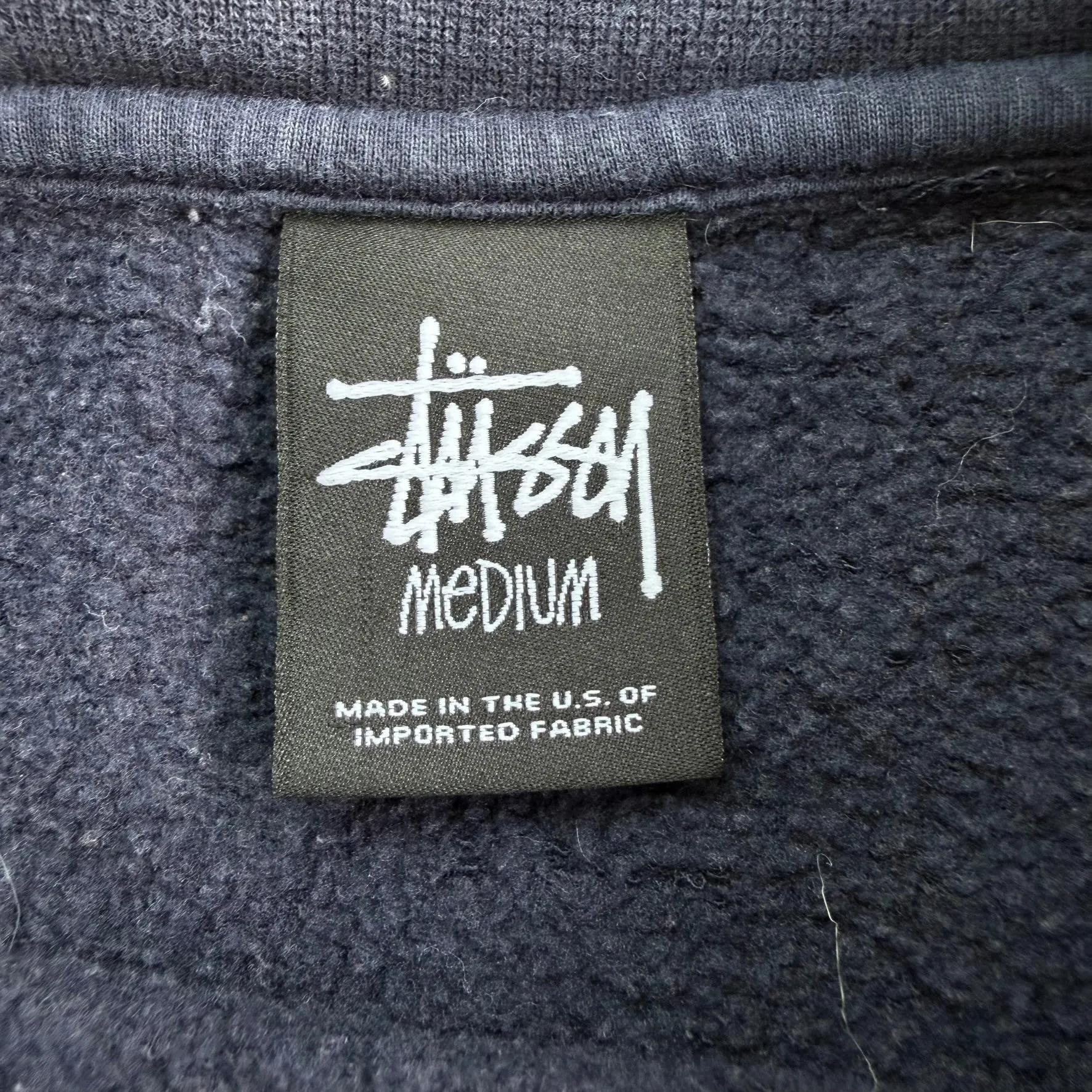 J- Vintage Stussy Chenille Embroidered Text Crewneck - M sold by HG Vintage product image thumbnail 4