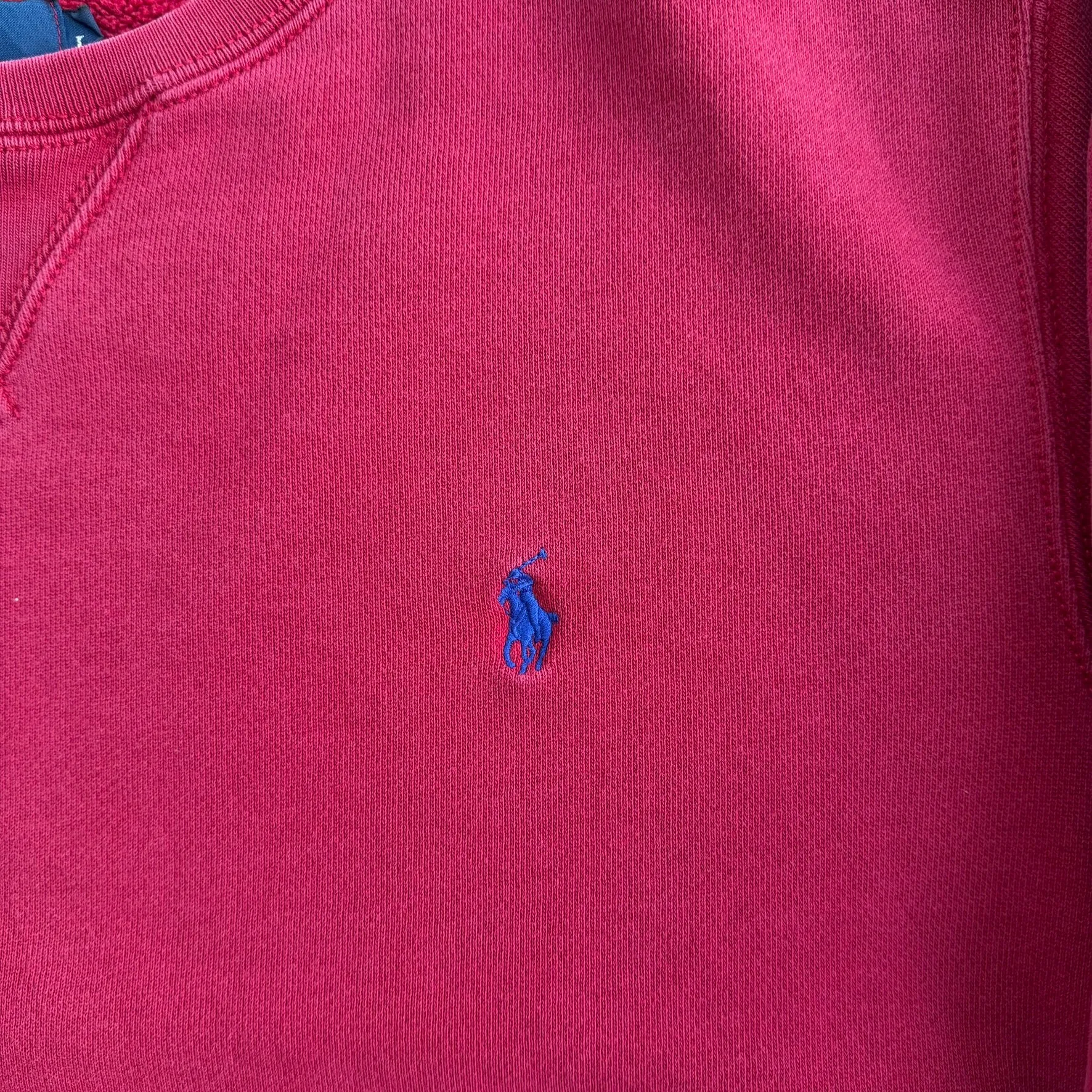 J- Vintage Polo Ralph Lauren Embroidered Logo Burgundy Crewneck - L sold by HG Vintage product image thumbnail 2