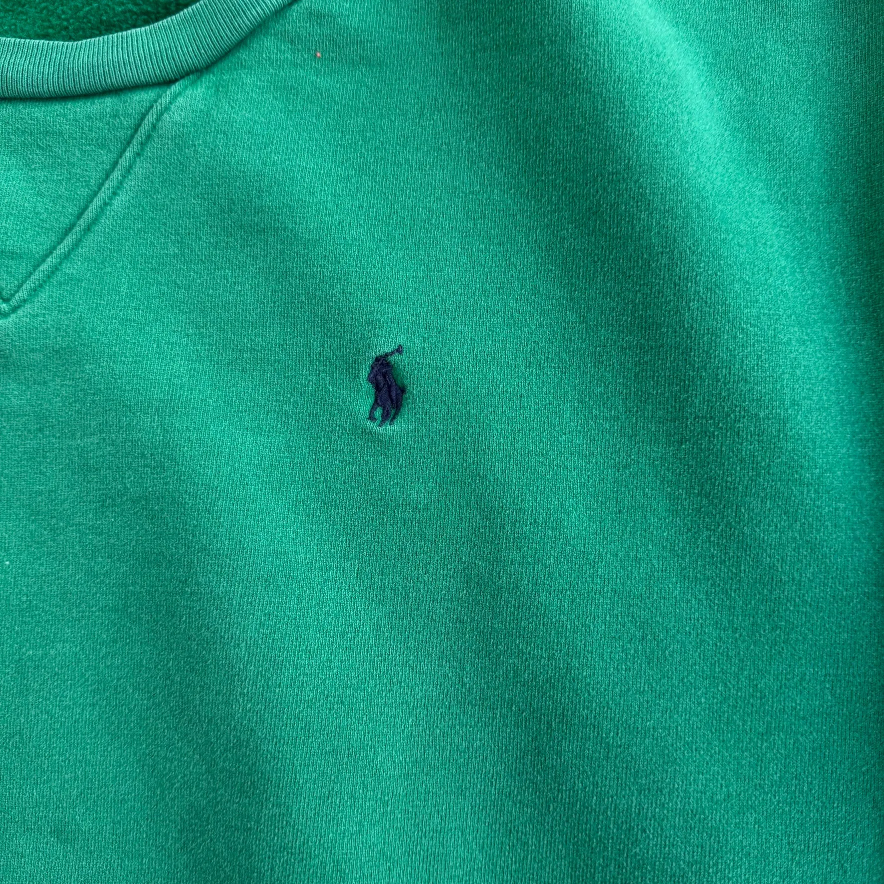 J- Vintage Polo Ralph Lauren Embroidered Logo Green Crewneck - L sold by HG Vintage product image thumbnail 2