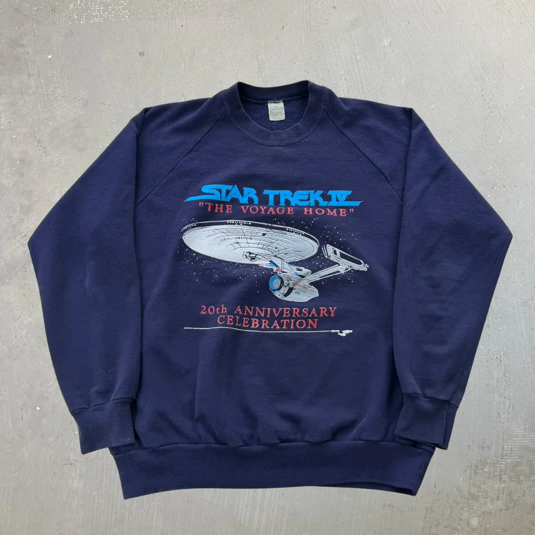 J- Vintage Star Trek 4 The Voyage Home Made In USA Anvil Tag Crewneck - XL sold by HG Vintage