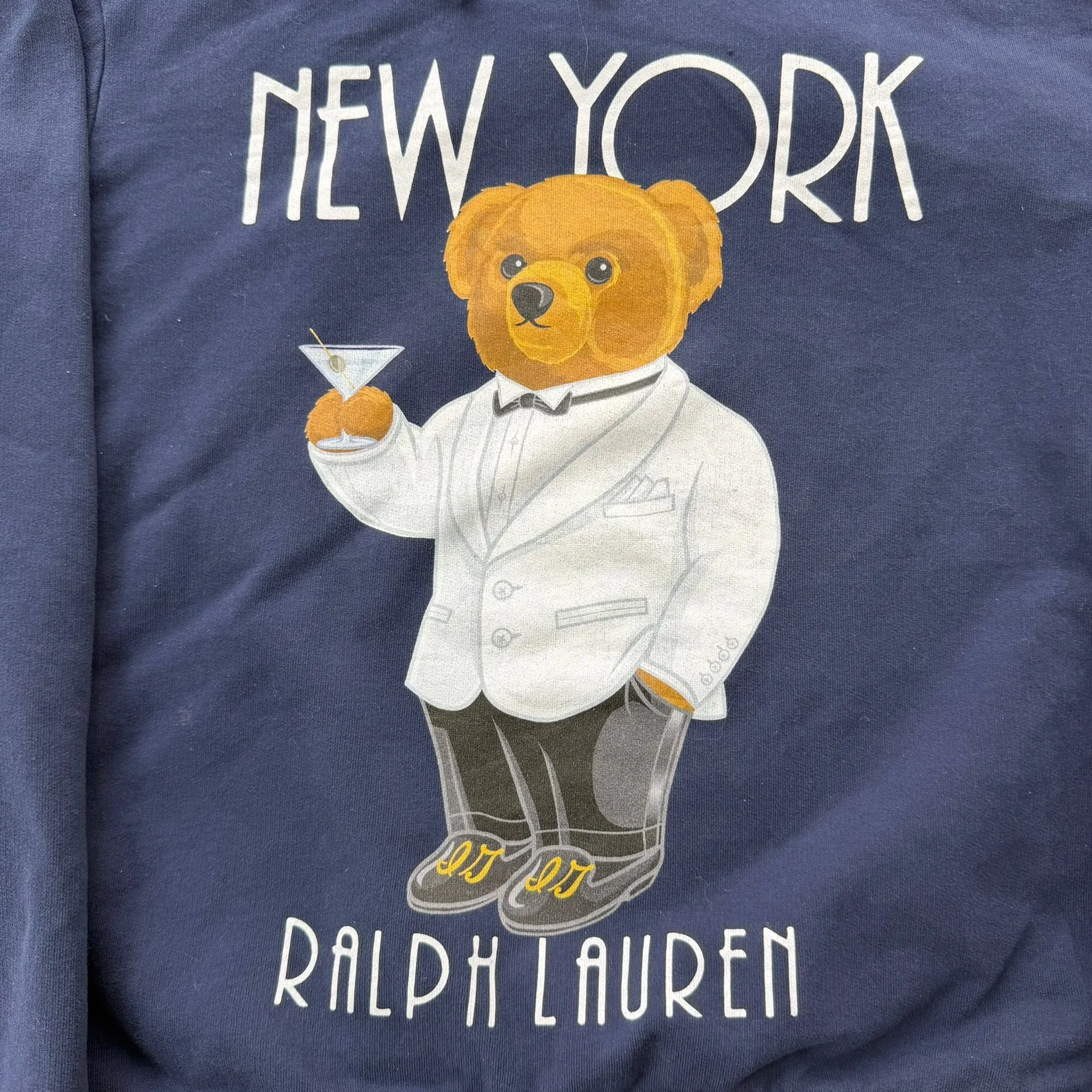 J- Vintage Polo Ralph Lauren Teddy Bear New York Hoodie - L sold by HG Vintage product image thumbnail 2