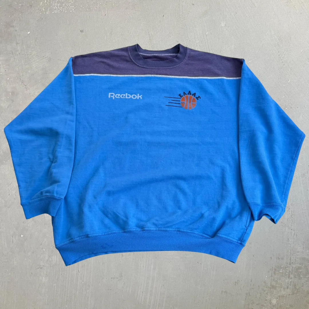 J- Vintage Reebok Logo & Text Basketball Crewneck - XL sold by HG Vintage