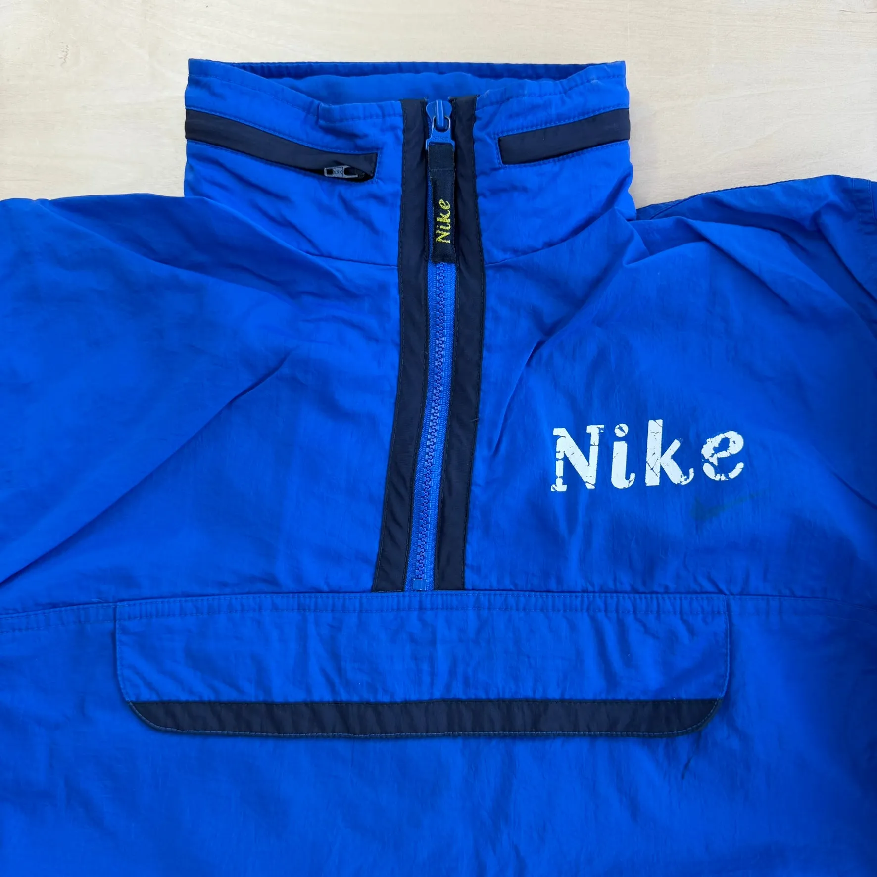 J- Vintage Nike Anorak Pullover Blue Lightweight Windbreaker - M sold by HG Vintage product image thumbnail 2