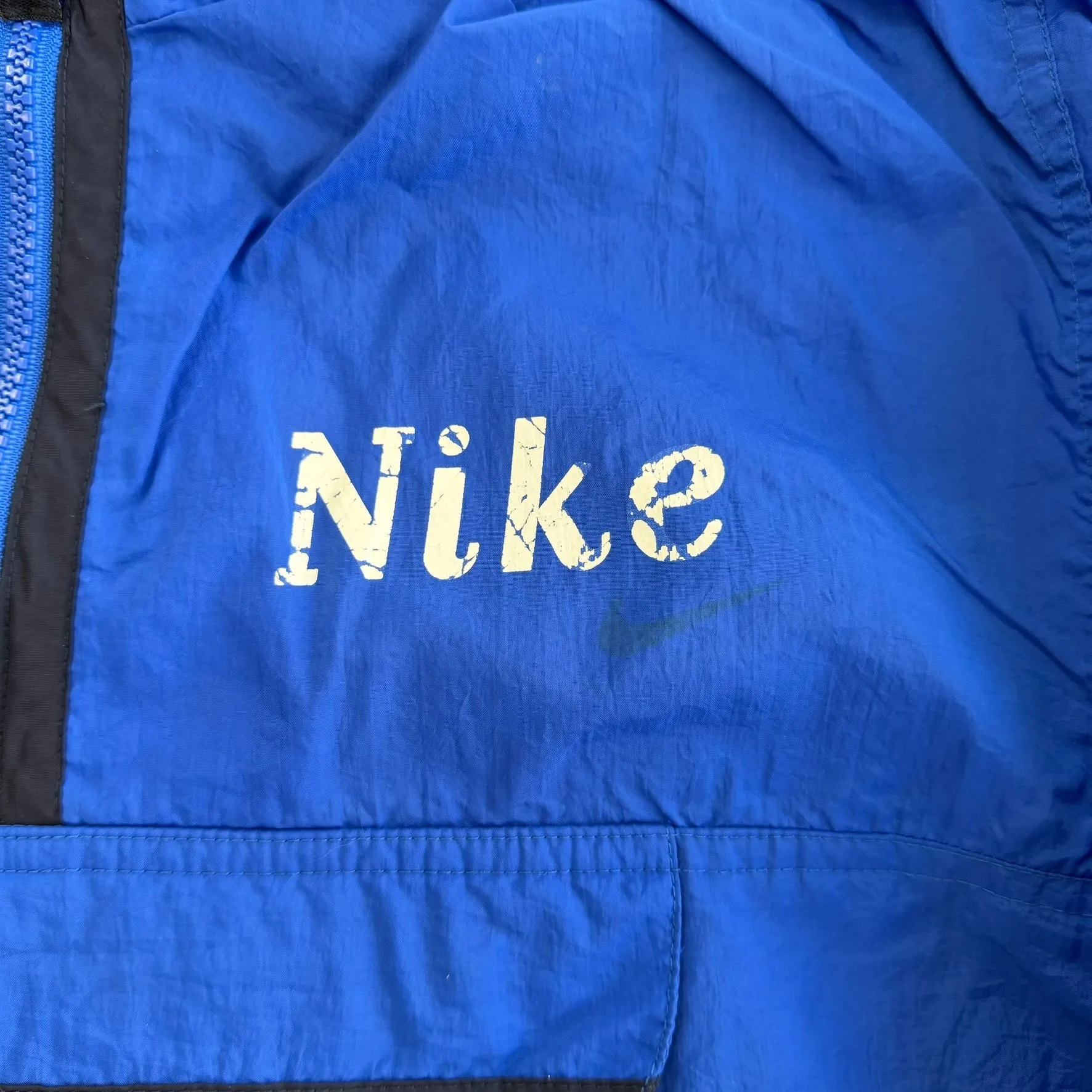 J- Vintage Nike Anorak Pullover Blue Lightweight Windbreaker - M sold by HG Vintage product image thumbnail 3