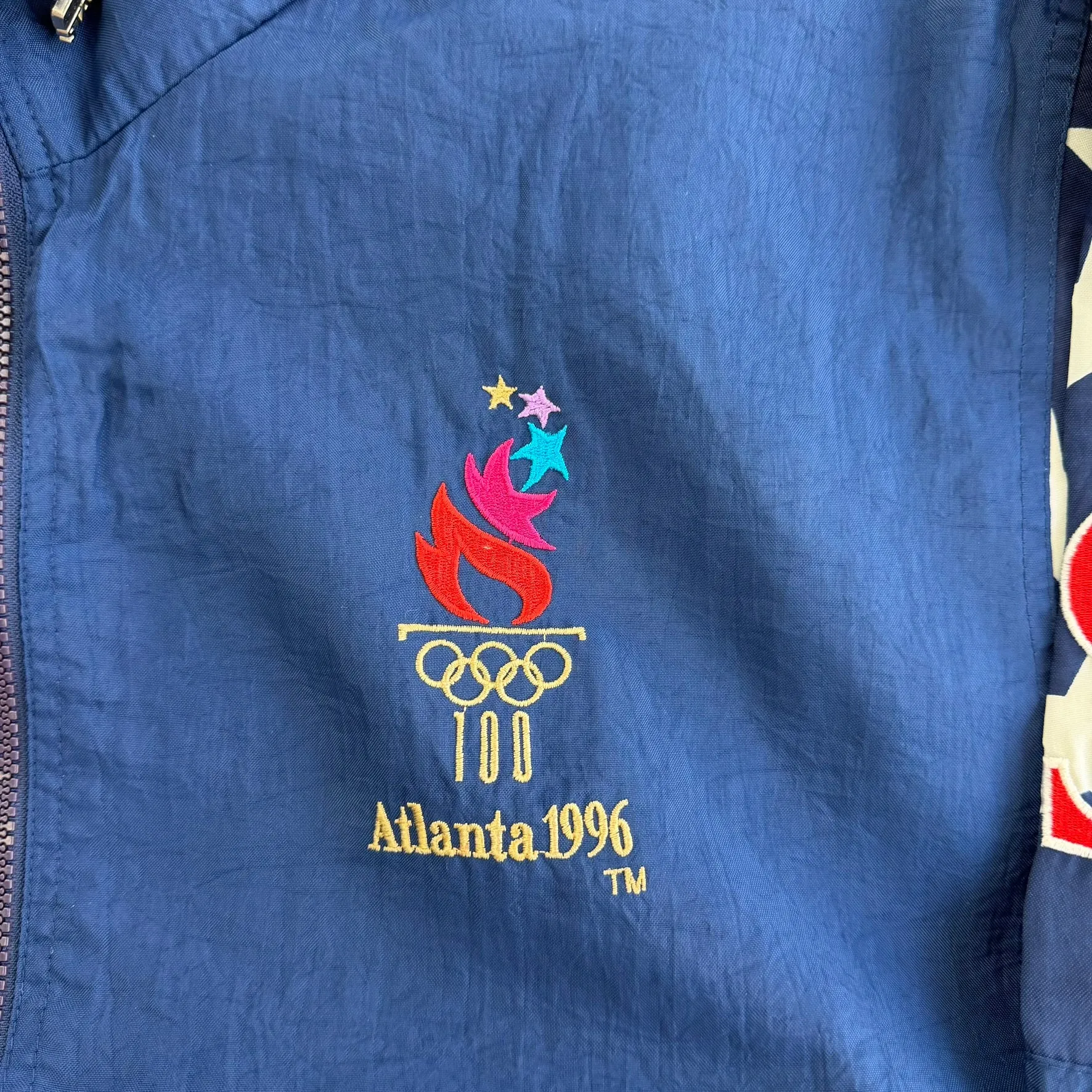 J- Vintage '96 Starter Team USA Atlanta Olympics Zip Up Lightweight Windbreaker - M sold by HG Vintage product image thumbnail 2