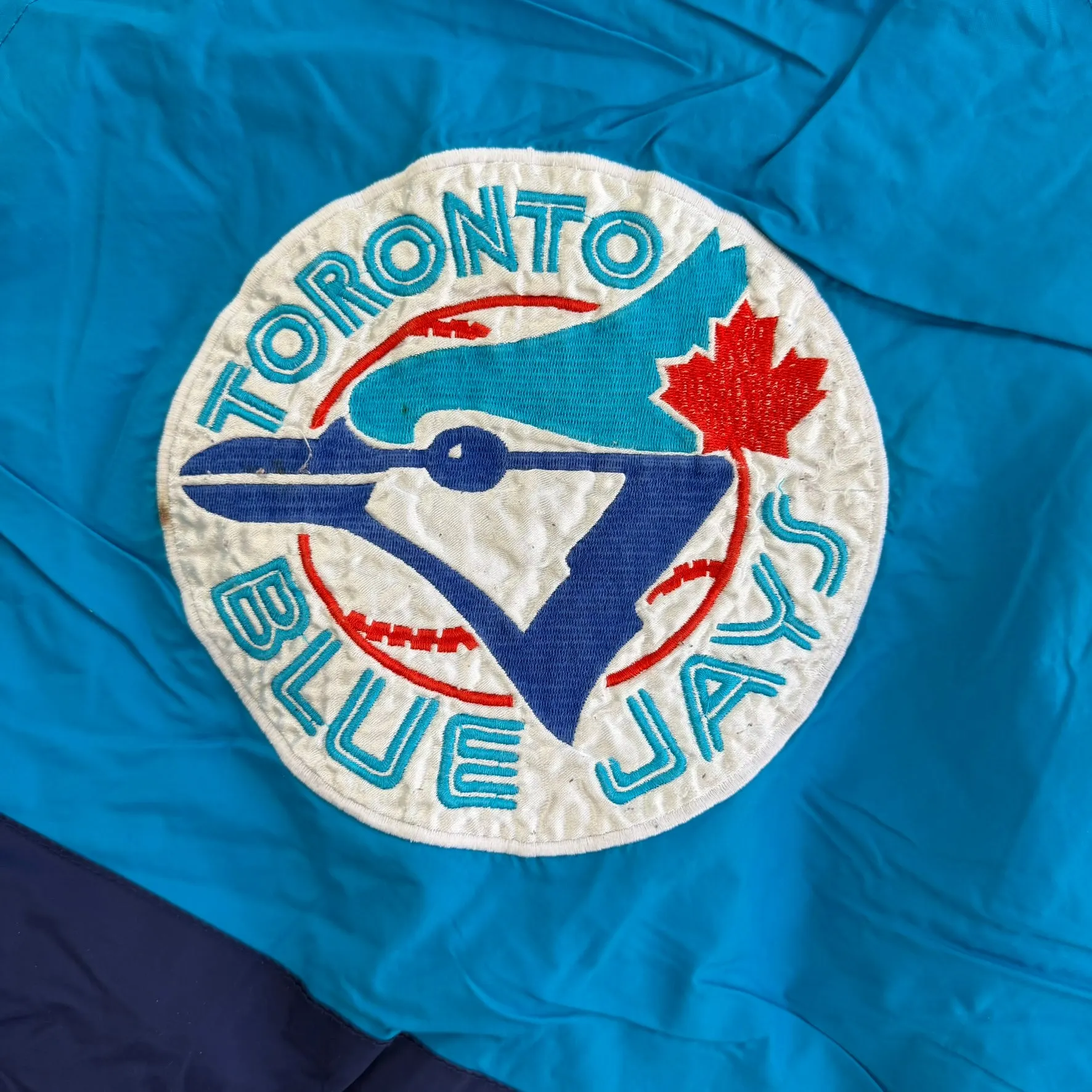 J- Vintage Toronto Blue Jays MLB New Face Lightweight Hooded Windbreaker - M sold by HG Vintage product image thumbnail 4