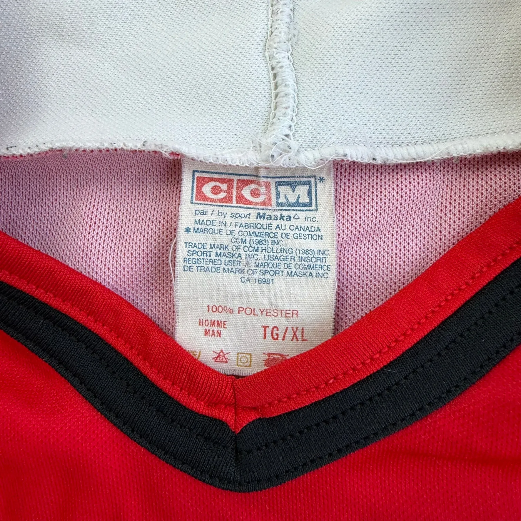 J- Vintage Calgary Flames NHL CCM Hockey Jersey - XL sold by HG Vintage product image thumbnail 3