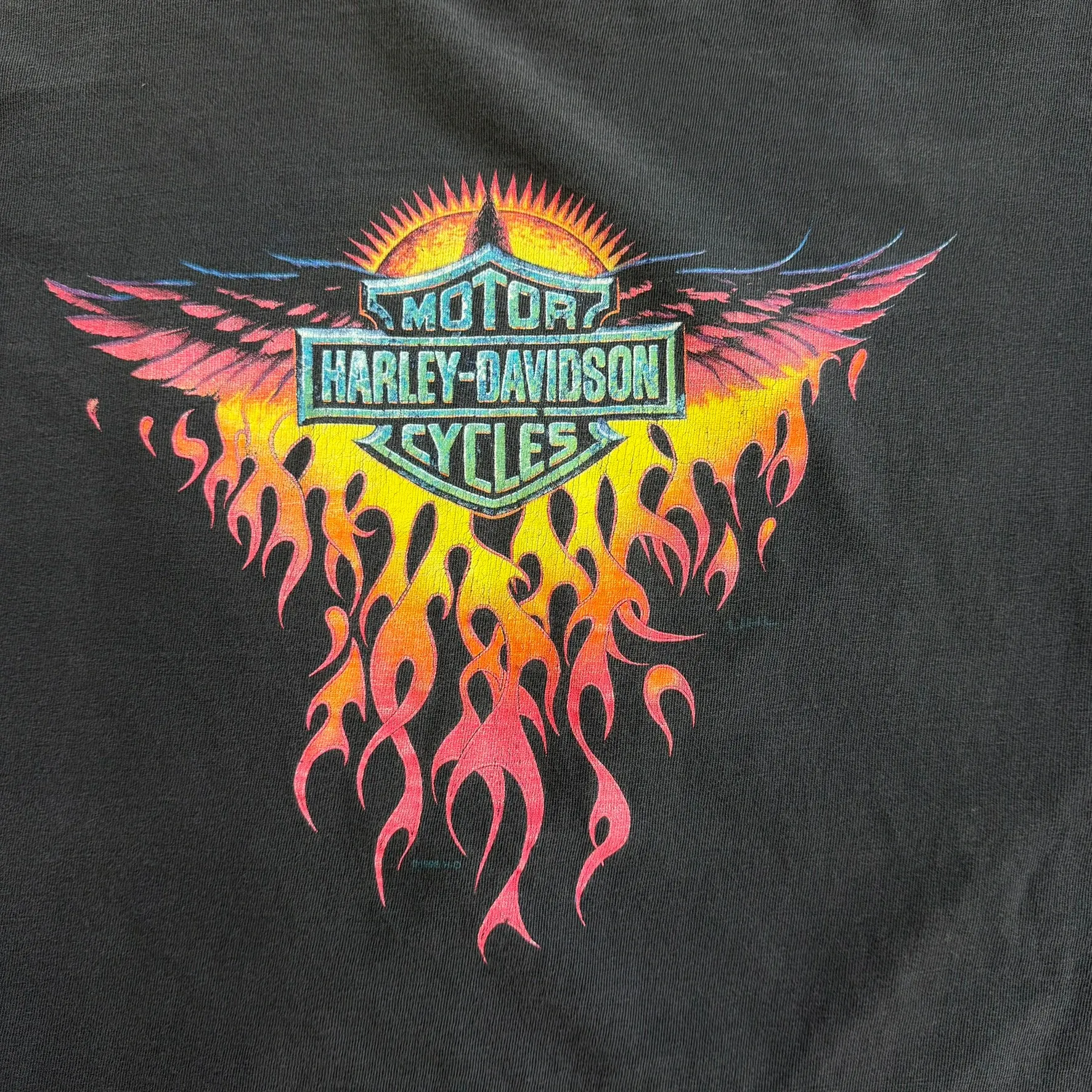 J- Vintage '97 Harley Davidson Saskatoon Canada Graphic Long Sleeve Tee - L sold by HG Vintage product image thumbnail 2