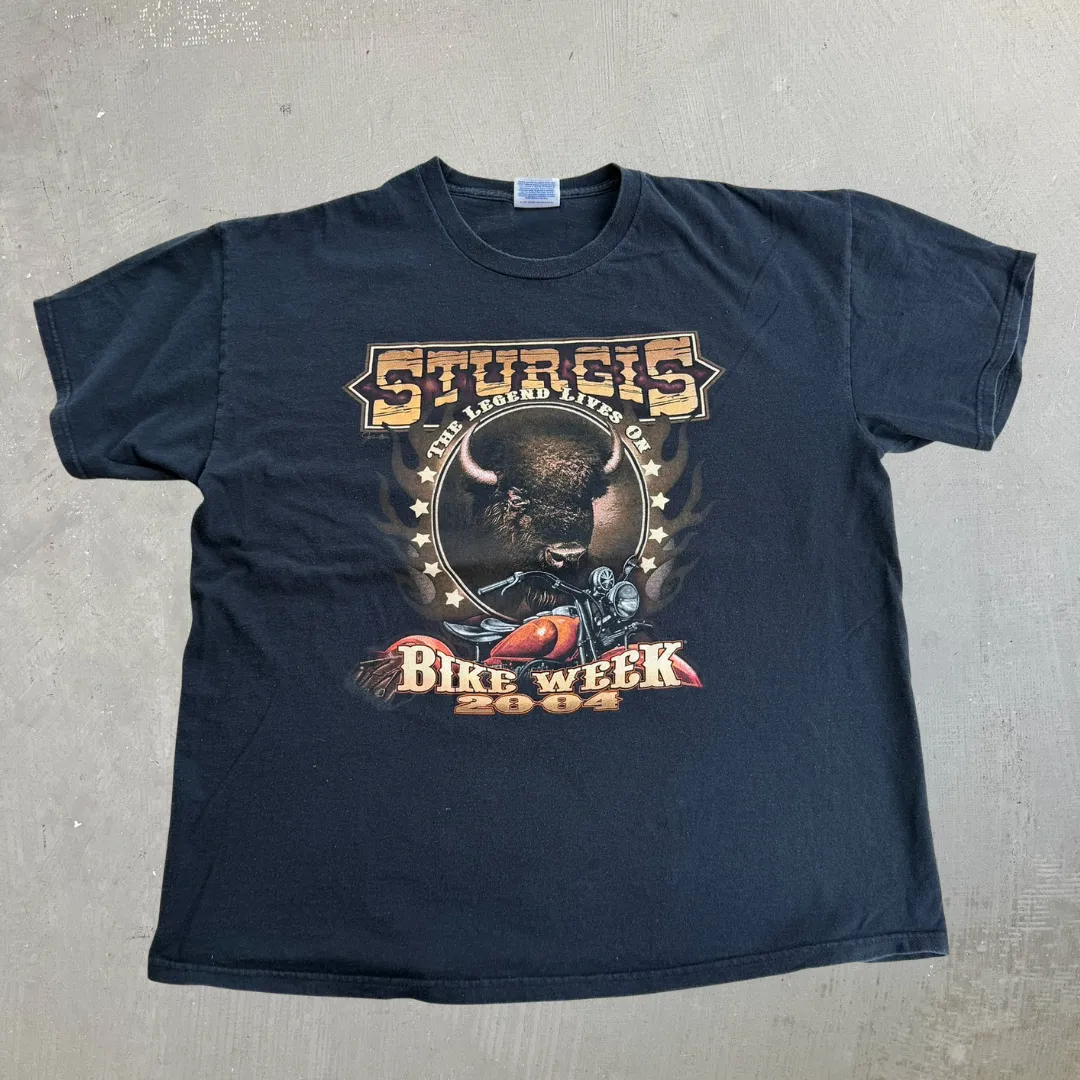 J- Vintage '04 Sturgis Bike Week Graphic Tee - XL sold by HG Vintage