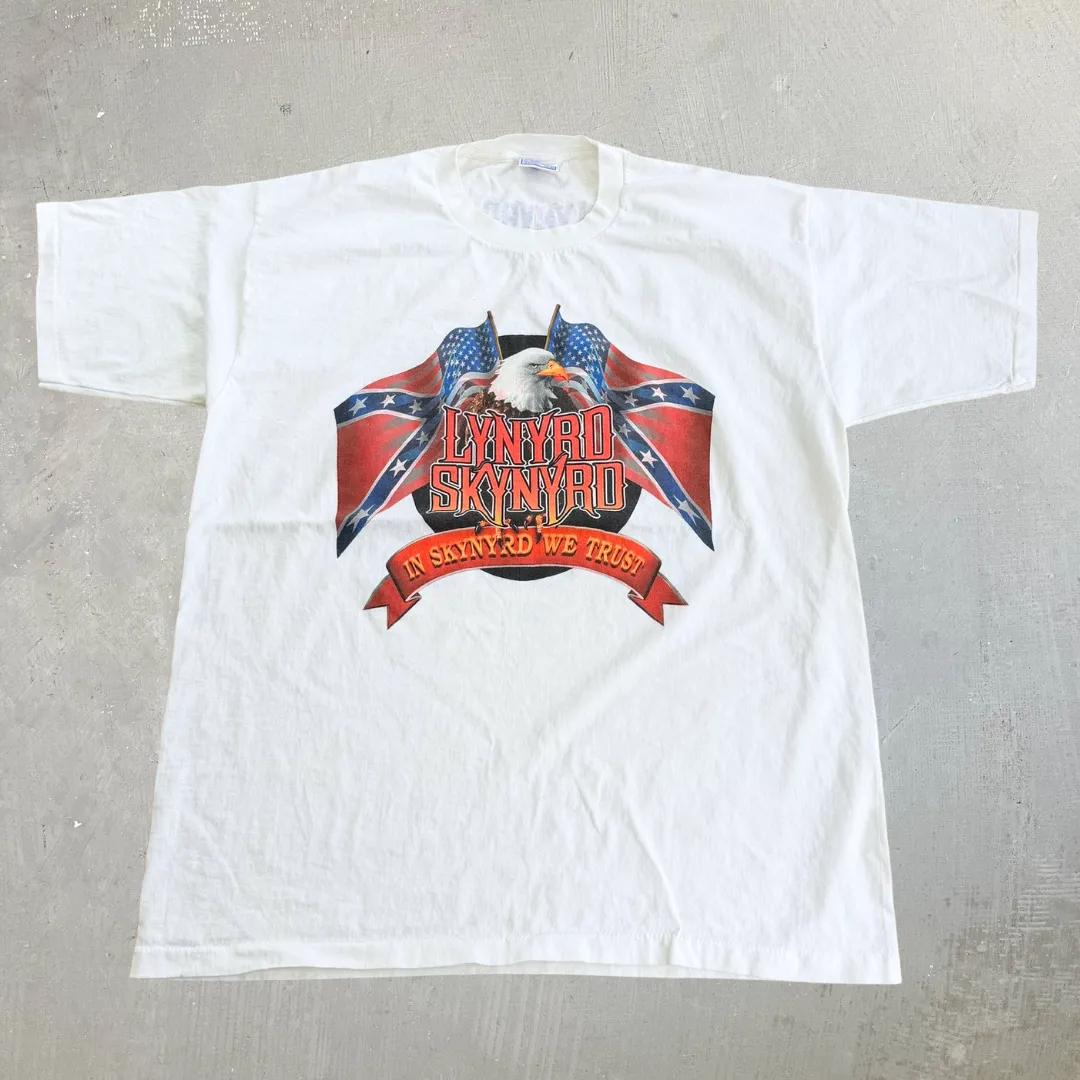 J- Vintage '01 Lynyrd Skynyrd Back In The Swamp Tour Single Stitch Tee - 2XL sold by HG Vintage