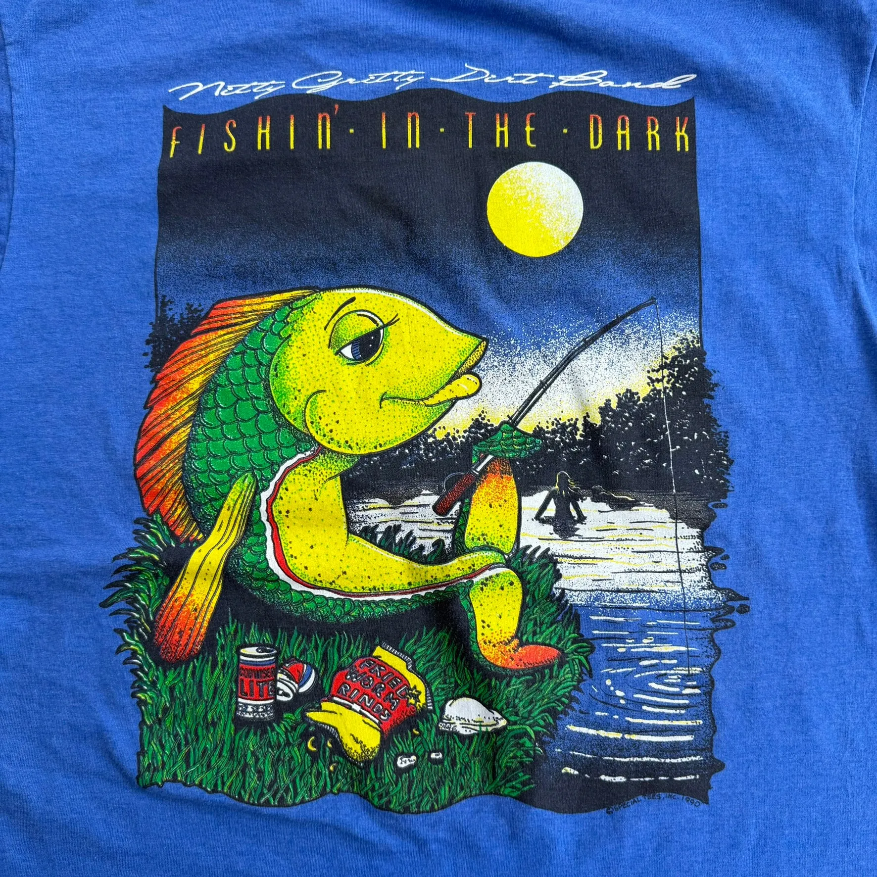 J- Vintage '91 Nitty Gritty Dirt Band 25th Anniversary Made In USA Single Stitch Tee - XL sold by HG Vintage product image thumbnail 4