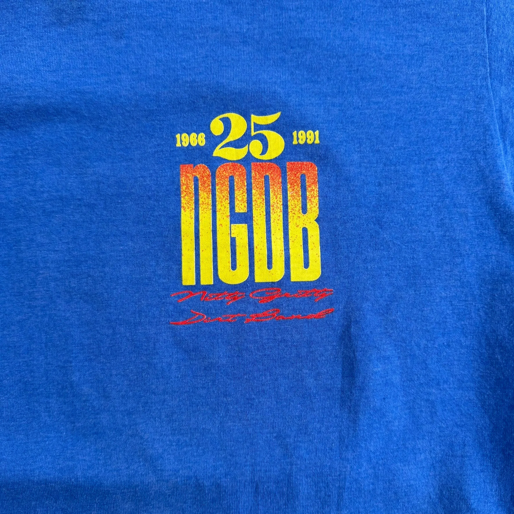 J- Vintage '91 Nitty Gritty Dirt Band 25th Anniversary Made In USA Single Stitch Tee - XL sold by HG Vintage product image thumbnail 2