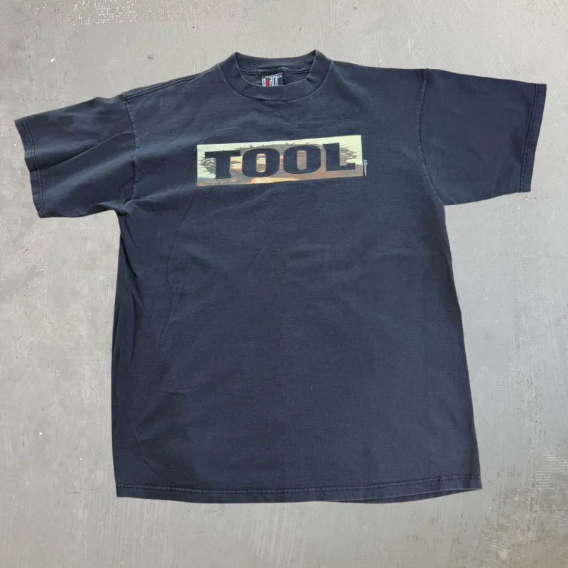 J- Vintage '92 Tool All Indians No Chief Text Made In Jamaica Giant Tag Tee - XL made by HG Vintage