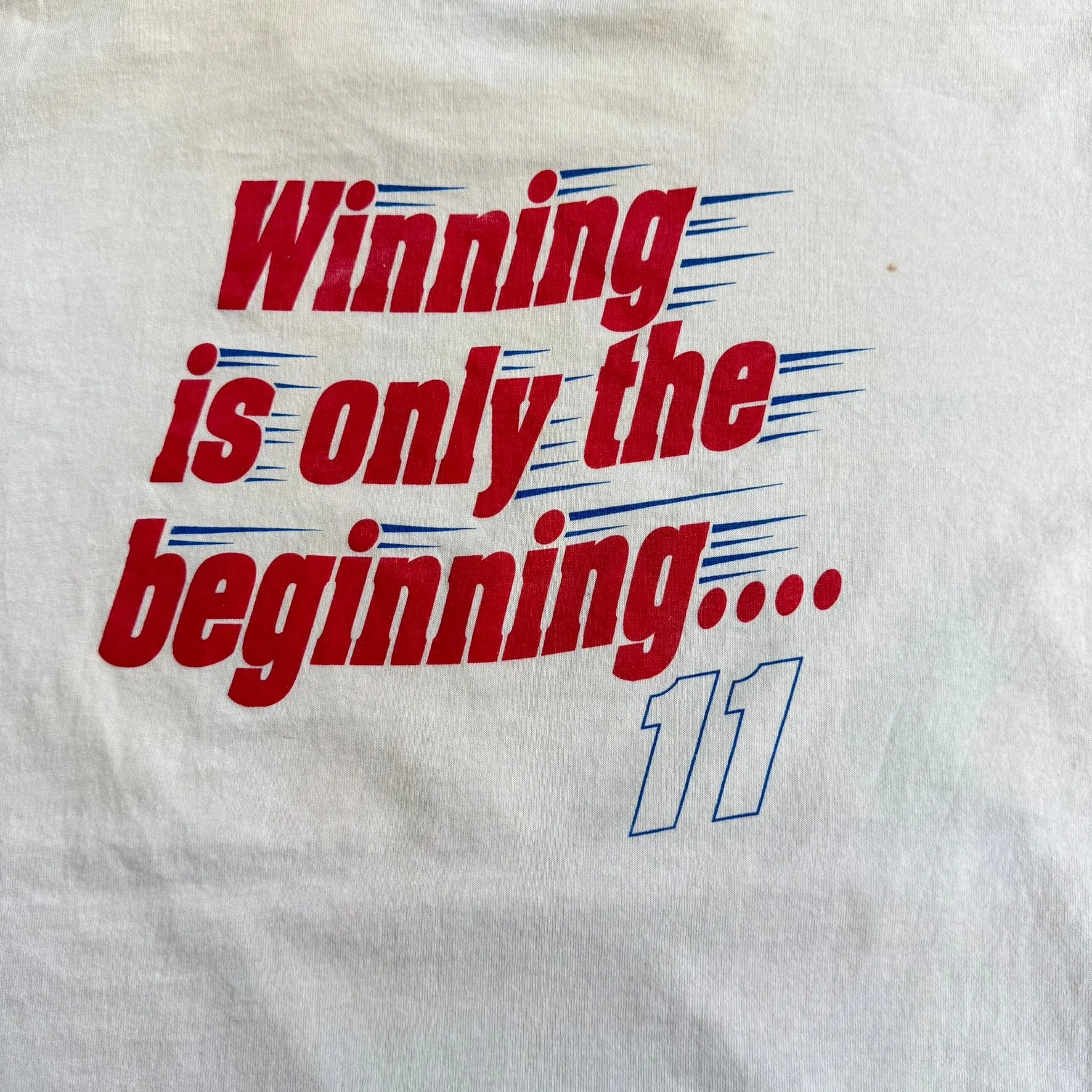 J- Vintage '92 Nascar Budweiser Racing Team Rock Tamer Made In USA Single Stitch Tee - XL sold by HG Vintage product image thumbnail 4