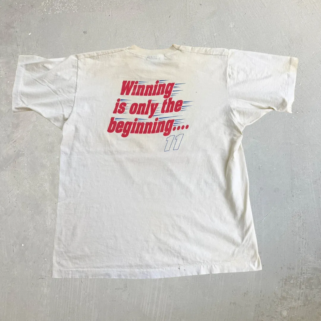 J- Vintage '92 Nascar Budweiser Racing Team Rock Tamer Made In USA Single Stitch Tee - XL sold by HG Vintage product image thumbnail 3