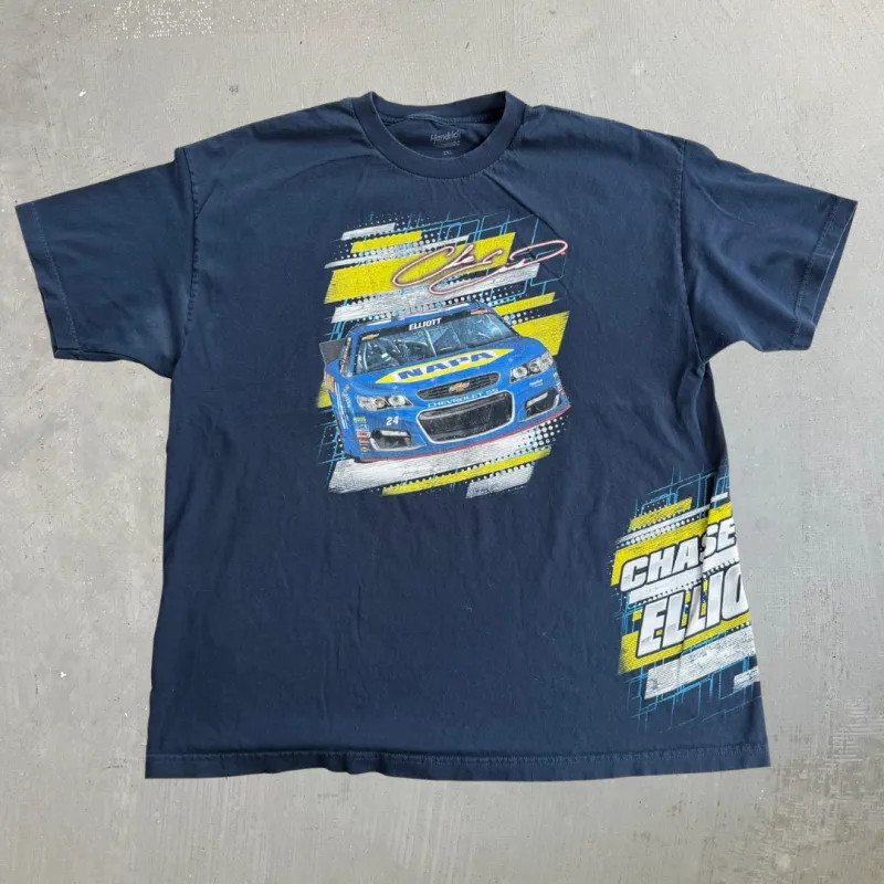 J- Vintage Nascar Chase Elliot NAPA Car Graphic Tee - 2XL made by Nascar
