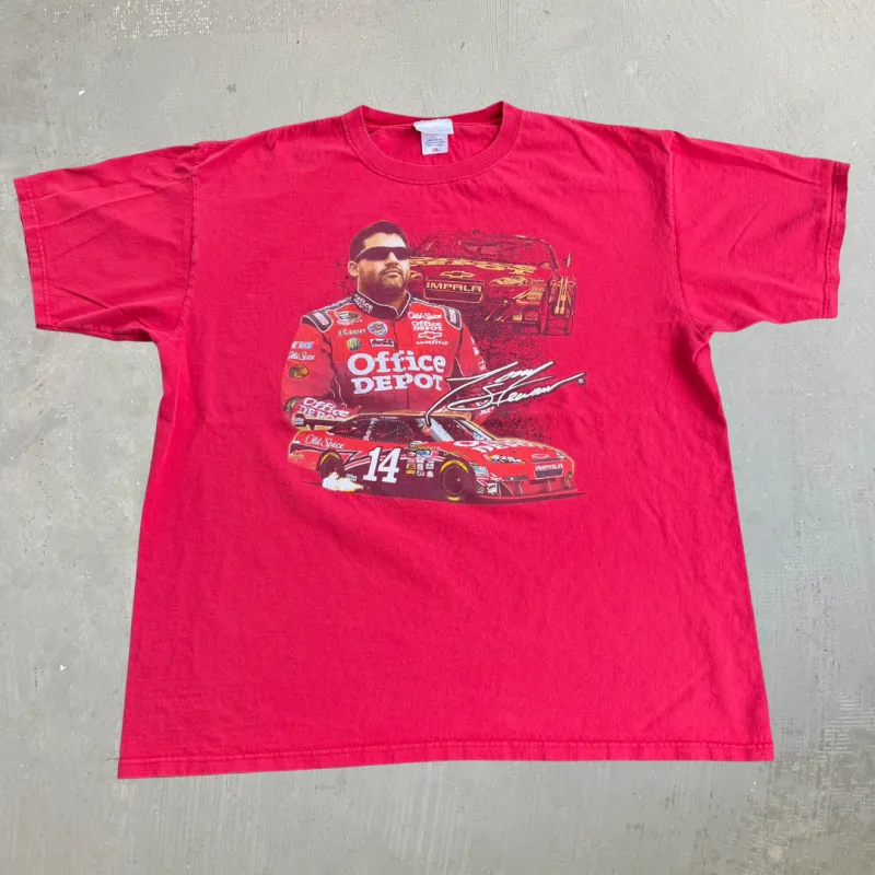 J- Vintage Nascar Tony Stewart Office Depot Car Graphic & Picture Tee - 2XL made by Nascar