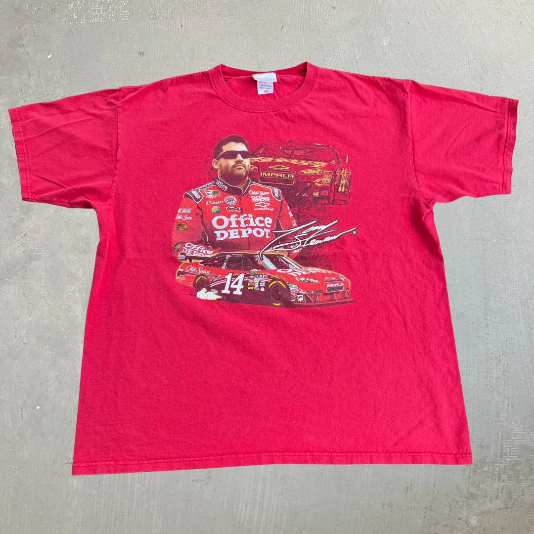 J- Vintage Nascar Tony Stewart Office Depot Car Graphic & Picture Tee - 2XL sold by HG Vintage