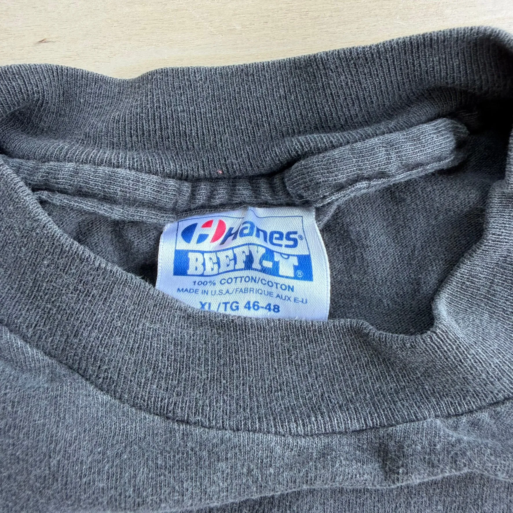 J- Vintage '90 Alaska The Last Frontier Eagles Graphic Hanes Made In USA Single Stitch Tee - XL sold by HG Vintage product image thumbnail 4