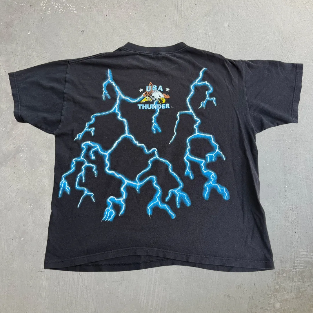 J- Vintage American Thunder Eagle & Lightning Graphic Tee - XL sold by HG Vintage product image thumbnail 3