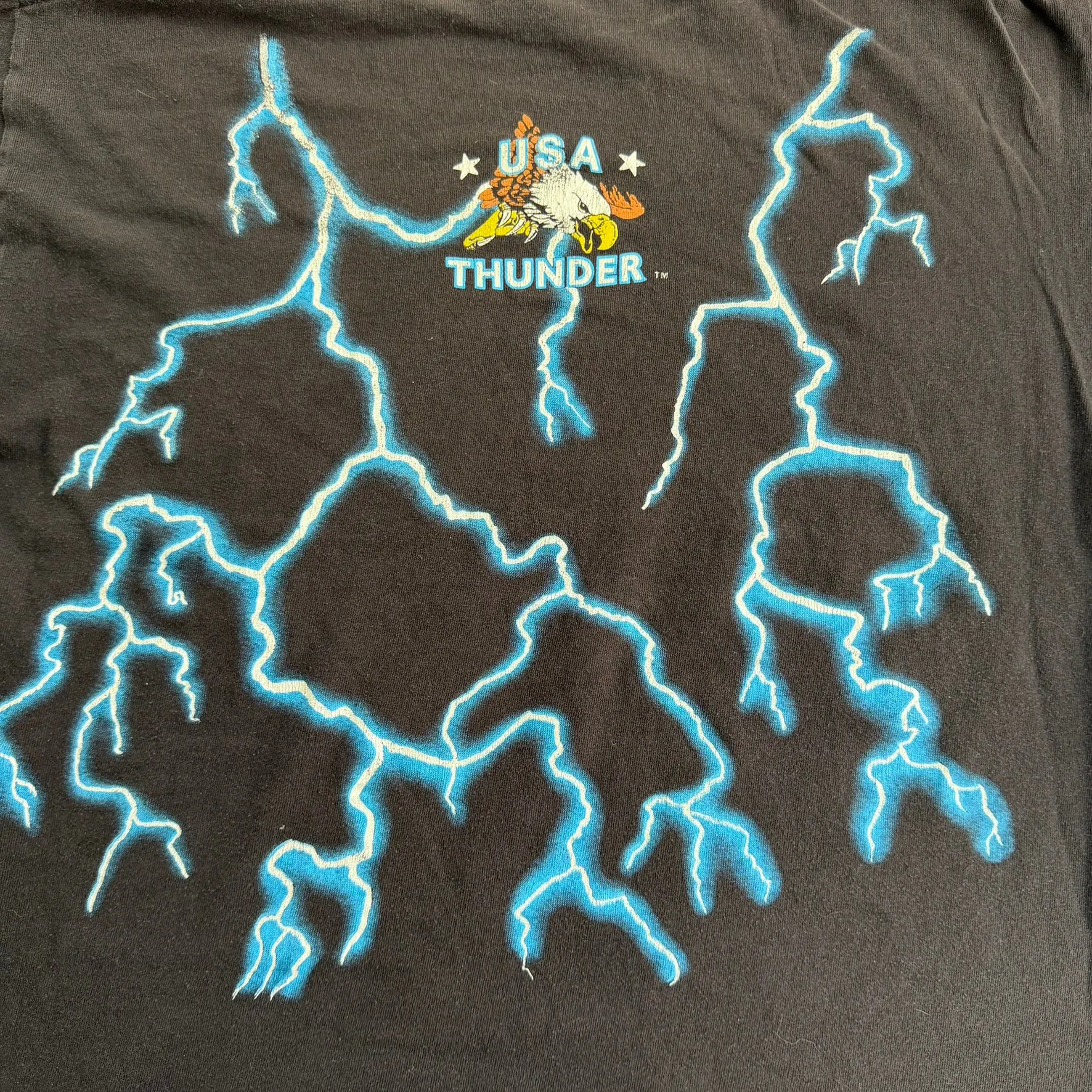 J- Vintage American Thunder Eagle & Lightning Graphic Tee - XL sold by HG Vintage product image thumbnail 4