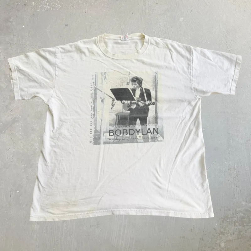 J- Vintage Bob Dylan Anyday Now Graphic Picture Tee - XL made by HG Vintage