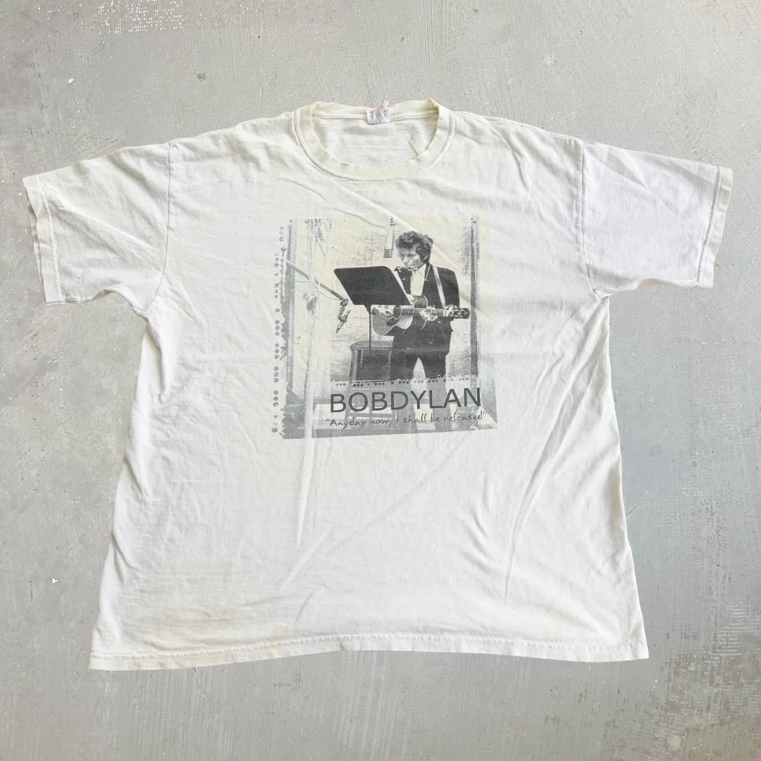 J- Vintage Bob Dylan Anyday Now Graphic Picture Tee - XL sold by HG Vintage