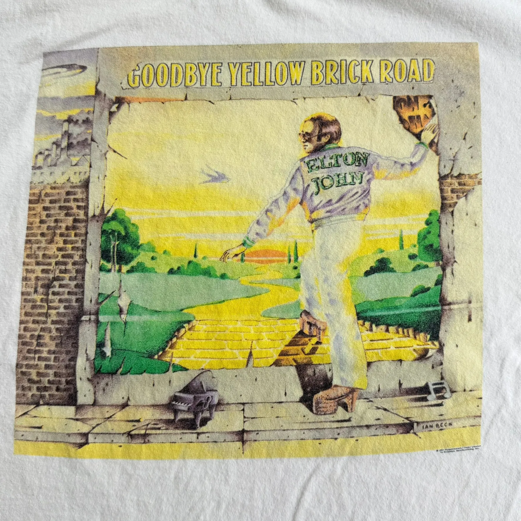 J- Vintage '97 Elton John Goodbye Yellow Brick Road Made In USA Tee - XL sold by HG Vintage product image thumbnail 2