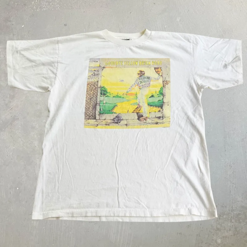 J- Vintage '97 Elton John Goodbye Yellow Brick Road Made In USA Tee - XL made by HG Vintage