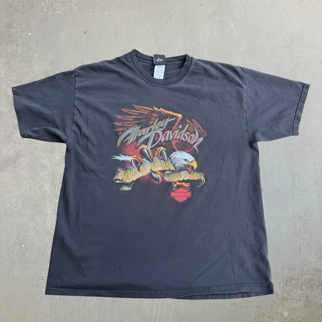 J- Vintage '07 Harley Davidson Las Vegas Nevada Live To Ride Tee - XL sold by HG Vintage