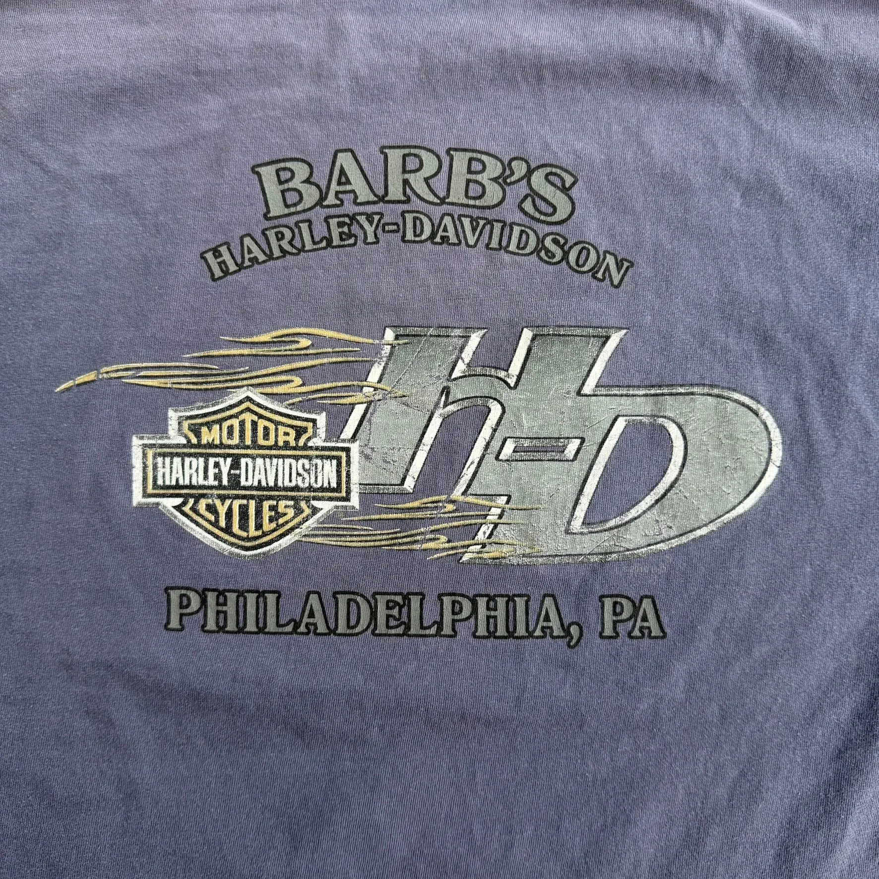 J- Vintage '10 Harley Davidson Philadelphia Pennsylvania Tee - L sold by HG Vintage product image thumbnail 4