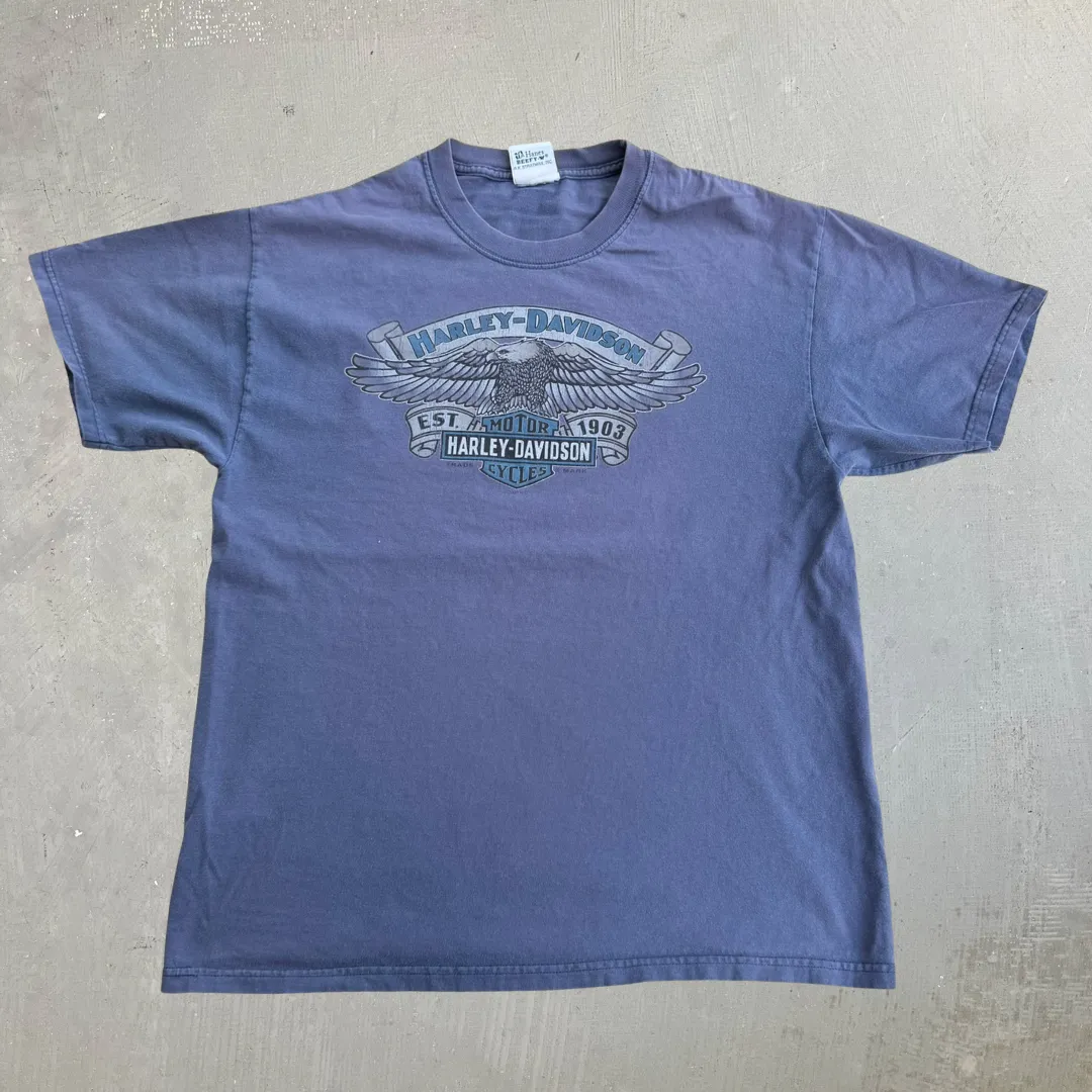 J- Vintage '10 Harley Davidson Philadelphia Pennsylvania Tee - L sold by HG Vintage