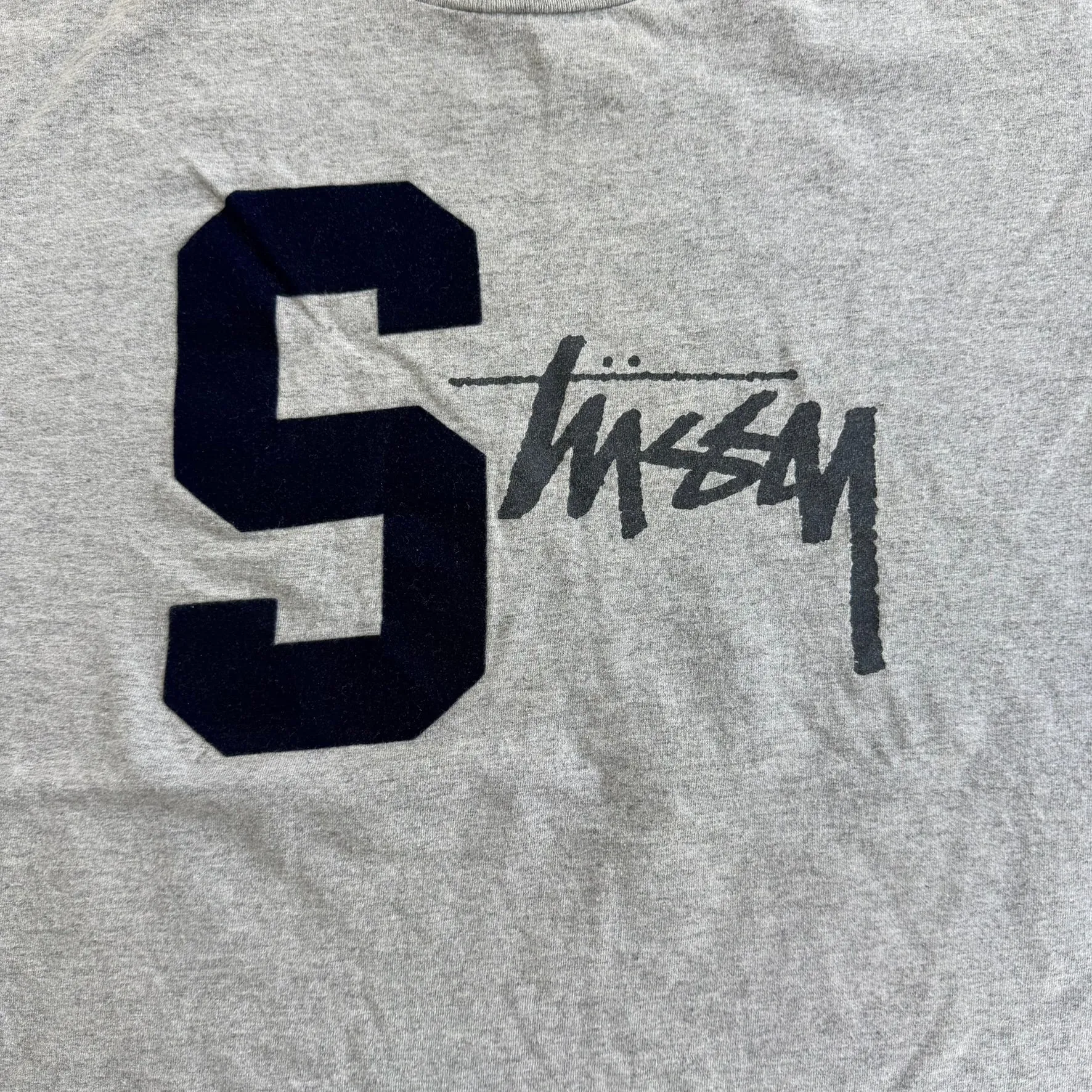 J- Vintage Stussy Felt Text Graphic Tee - M sold by HG Vintage product image thumbnail 2